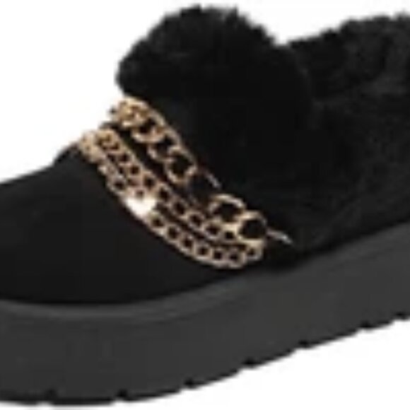 Carlkarida Furry Platform Snow Boots Size 9 - Picture 1 of 2